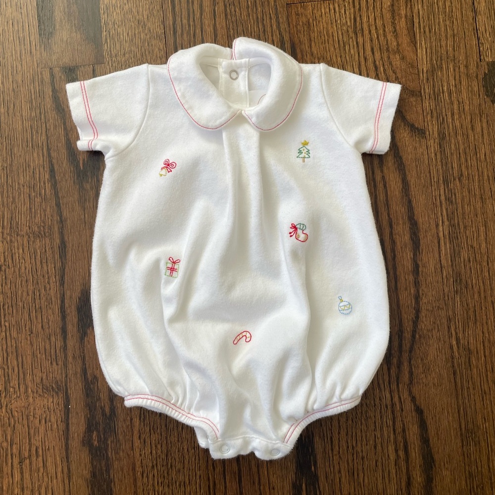 The Yellow Lamb Christmas Bubble Onesie 3M Baby